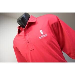 Bobby Jones Golf Polo Wicking Stretch Performance Dry Fitting Red Size Large